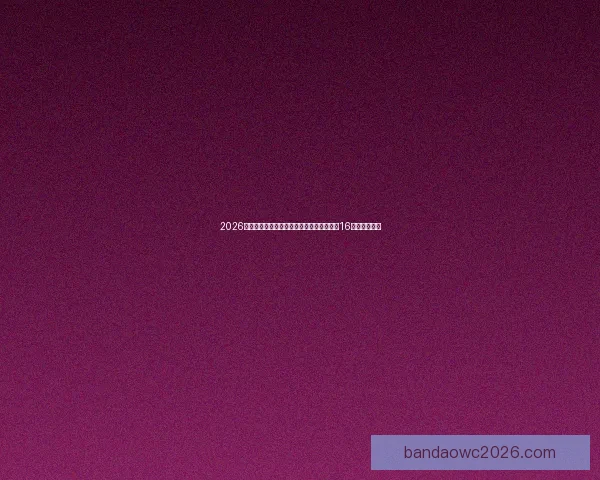 2026世界杯淘汰赛规则解析：小组赛晋级方式与16强赛程全揭秘